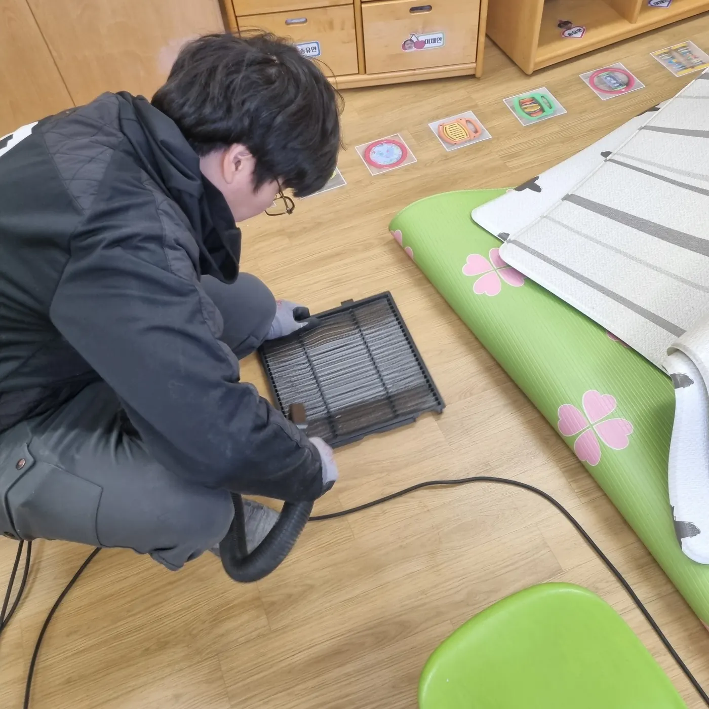 세정 진행 — 창동 어린이집청소 현장