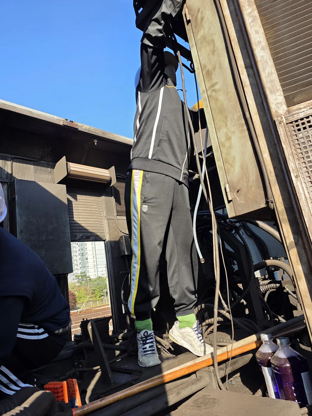 보호구 착용 작업 — 이천시 화재청소 현장