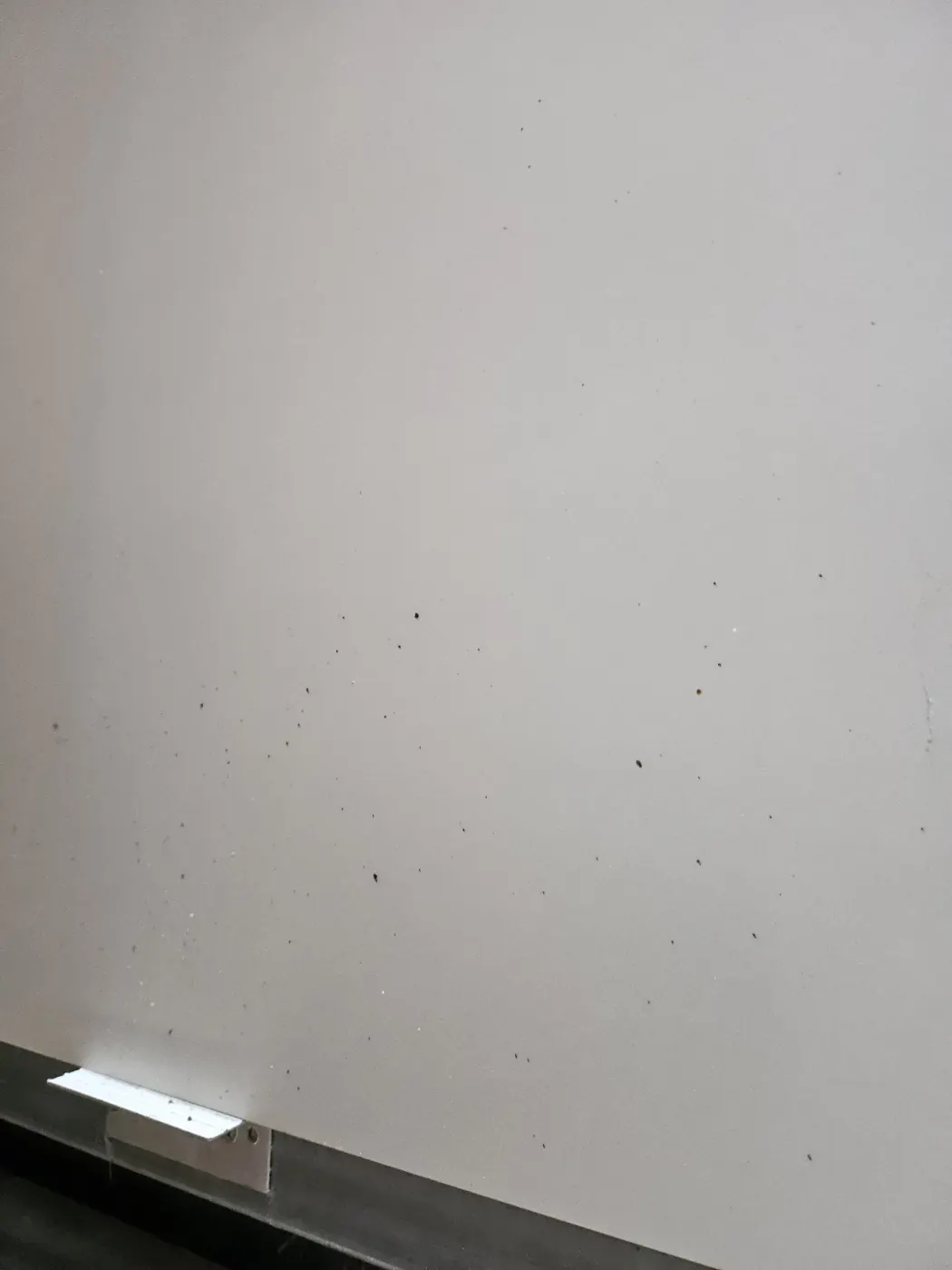 옥산동 병원청소 시공 현장 — 바닥 마감 상태