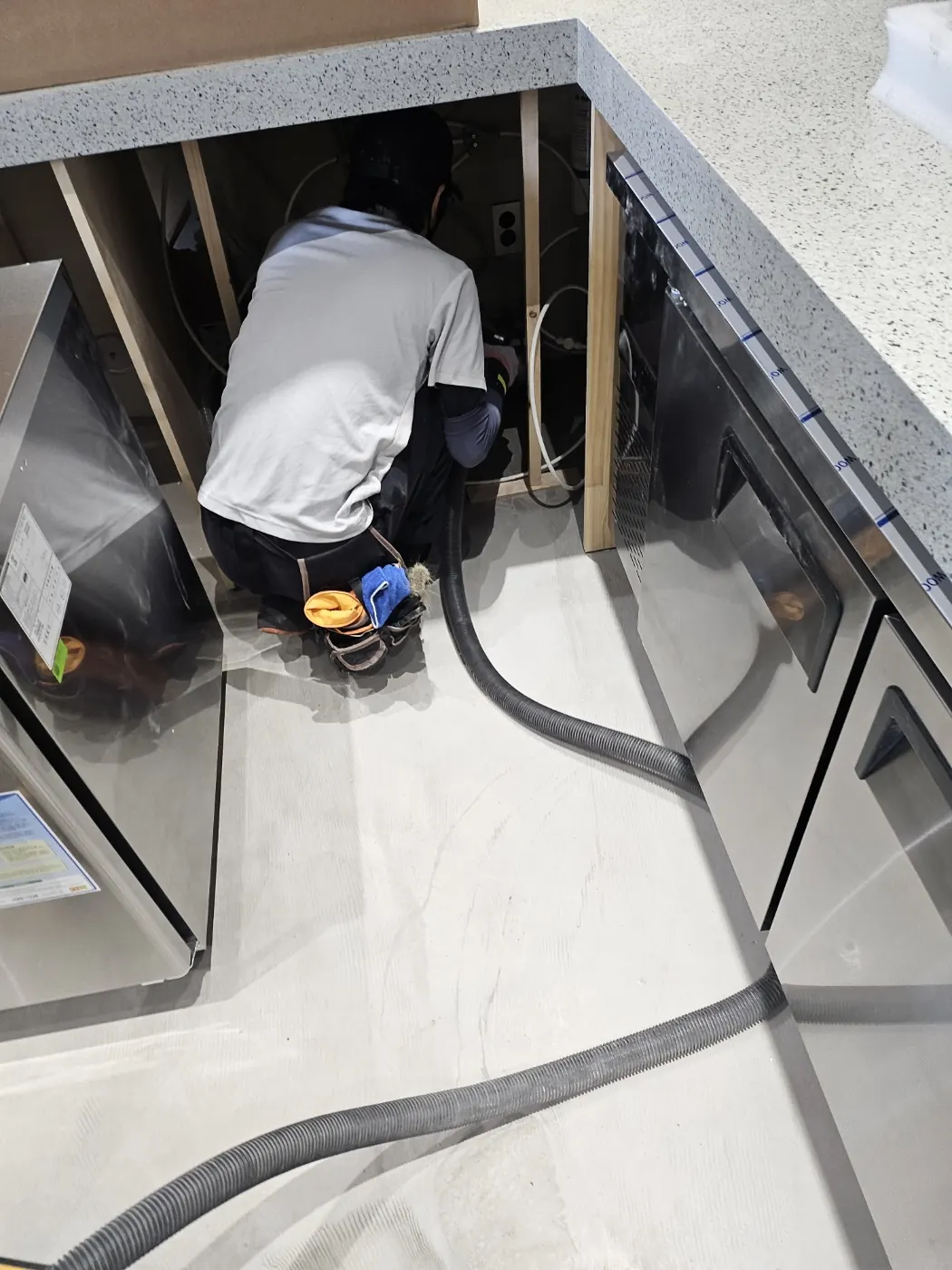 우만동 준공청소 시공 현장 — 준공 마감 확인