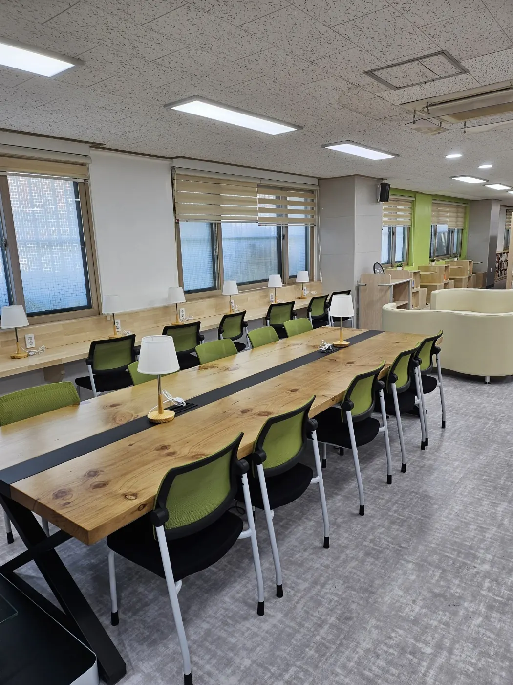 대천동 학교청소 시공 현장 — 교실 마감