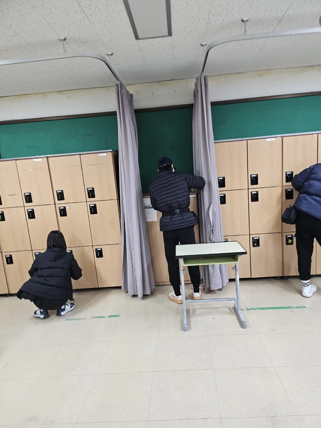 세정 진행 — 대포동 학교청소 현장