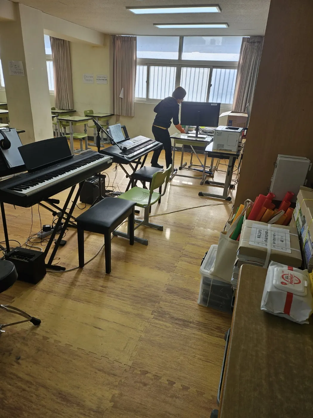 특별교실 정리 — 안성시 학교청소 현장